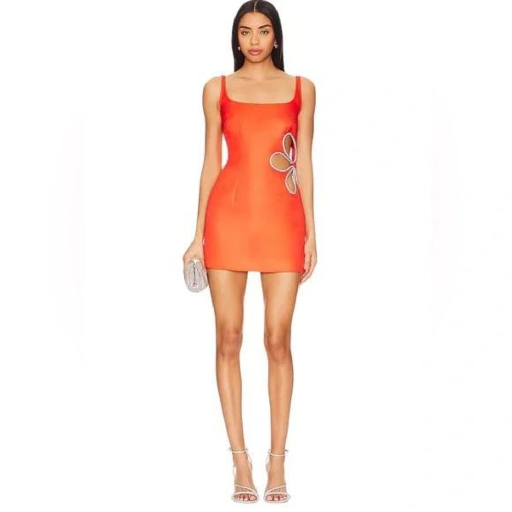 SAU LEE Betty Dress in California Orange